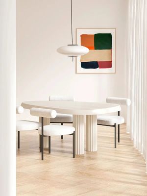 comprar A mesa de centro irregular criativa do hotel da cor clara ajustou 4 6 Seater online manufacture