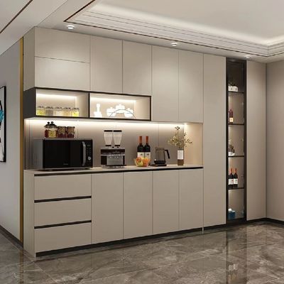 comprar Armário luxuoso moderno do vinho que janta o armário lateral do restaurante do hotel do armário online manufacture
