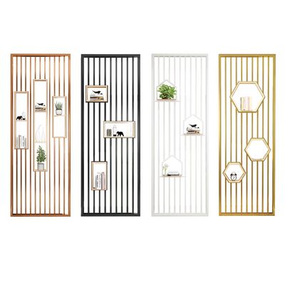 comprar A grade de aço inoxidável moderna do metal da separação da tela cinzelou o divisor de sala de dobramento online manufacture