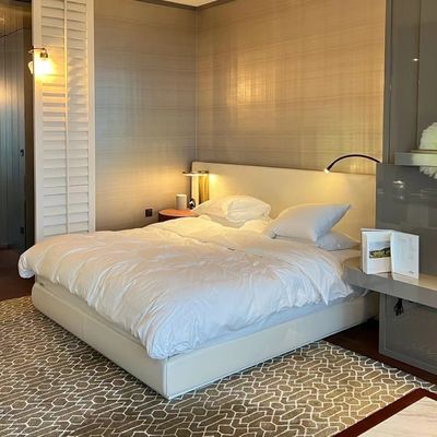 comprar Rei Size Solid Ash Bed Customized da mobília do quarto do hotel de luxo online manufacture