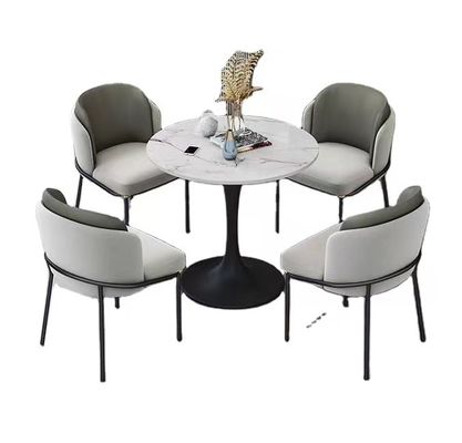 comprar Grupo italiano de Art Round Hotel Coffee Table do ferro de placa da rocha online manufacture