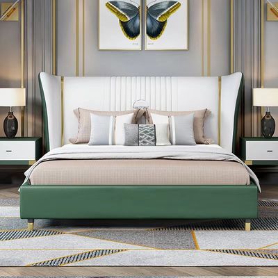 comprar cama de 5 estrelas Bentley Hotel Bedroom do couro da madeira maciça da mobília do quarto do hotel de luxo online manufacture