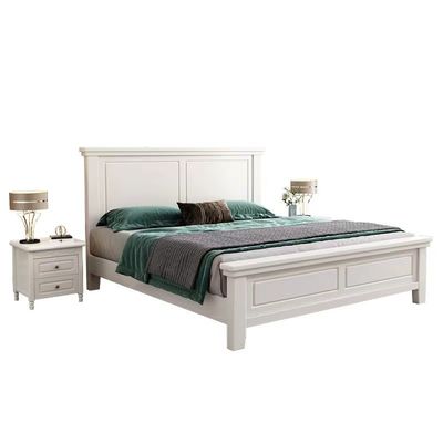 comprar Rei feito sob encomenda Size Beds da mobília moderna azul branca do quarto do hotel online manufacture