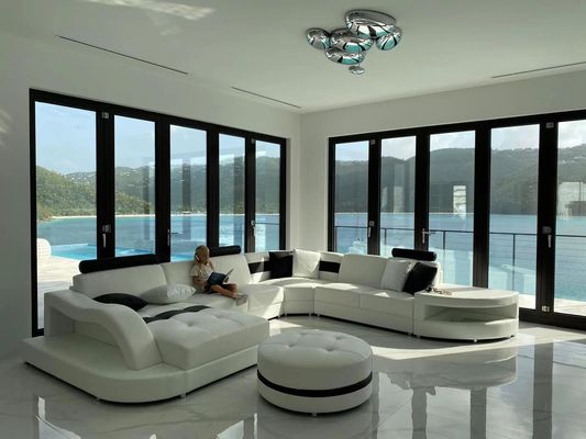comprar Antiguidade régia Sofa Bed Sectional de couro de reclinação da elegância da mobília feita sob encomenda do hotel de luxo online manufacture