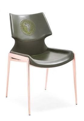 comprar Cadeira de jantar de couro do metal confortável minimalista italiano do espaldar da mobília do restaurante do hotel online manufacture