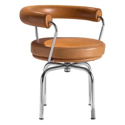 comprar Espaldar confortável de couro Rotatable do metal nórdico da mobília do restaurante do hotel que janta a cadeira online manufacture