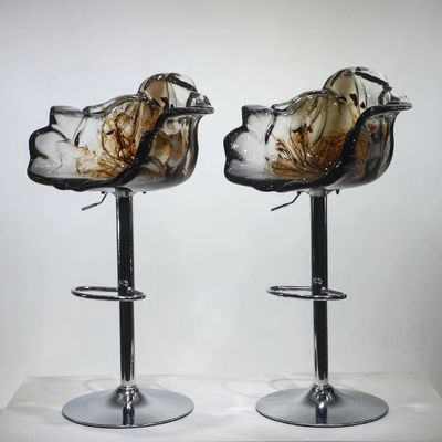 comprar Elevação Senior Restaurante Home Office Bar Chair Petal Transparente online manufacture