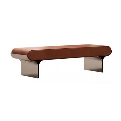 comprar Fashion Sala de estar Sofá de aço inoxidável Sala de hotel Banco ao lado da cama acabamento fosco online manufacture