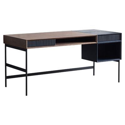 comprar Walnut Estudo Escritório de computador com banco de cadeiras para hotel Estudo Home Office online manufacture