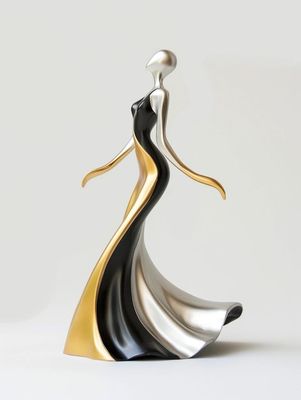 comprar NextTOP Simples Glamour Silhueta Dançante Escultura de Metal Hotel Villa Showpiece online manufacture