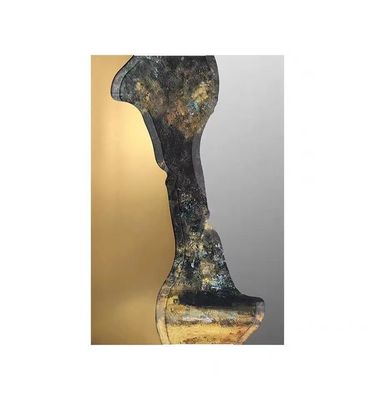 comprar Textura de ferrugem pintada à mão peça de parede 3d luz alta luxo pintura de interiores modernos online manufacture