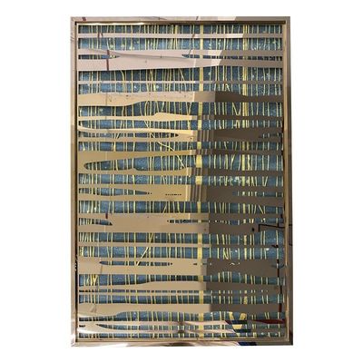 comprar Transforme a decoração do seu hotel com uma tela de parede 3D abstrata de aço inoxidável online manufacture