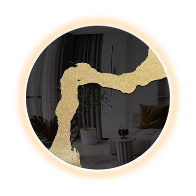 Bom preço Decoração de parede de hotel encantador Espelho convexo para decoração de parede em linha