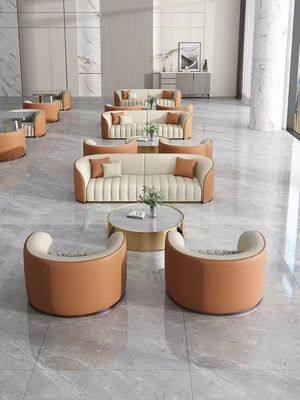 comprar Mobiliário moderno do lobby do hotel Sofá e mesa para recepção e área de negociação online manufacture