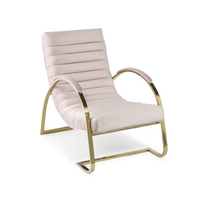 comprar Hotel 5 estrelas Rosa Borracha de Veludo Moderno Assento único Poltrona personalizada online manufacture