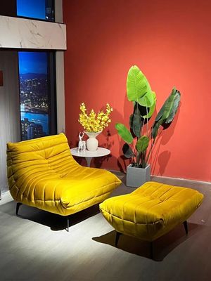 Bom preço Lazer Sofa Chair Fabric Living Room Chaise Longue Customized de veludo em linha