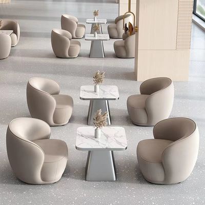 A mesa de centro luxuosa de 4 Seater ajusta a tela personalizada da sala da entrada do hotel