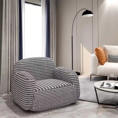 Sofá de madeira moderno de Sofa Single Light Luxury Solid da sala de hotel da estrutura