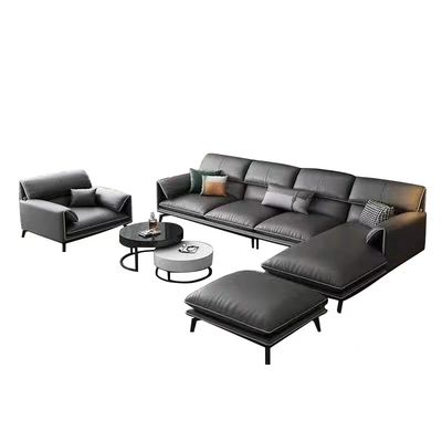 Canto nórdico luxuoso Sofa Hotel Home Modern de pano em forma de L