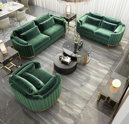 Entrada Sofa Set Combination Modern Velvet Sofa Chair