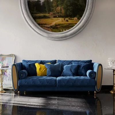 Sala preguiçosa luxuoso acolhedor de Sofa With Seating For Hotel do abrigo de veludo