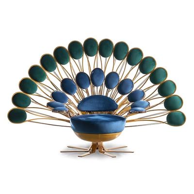 Luz de Sofa Chair Classical Contemporary Luxury do pavão único sofá da única