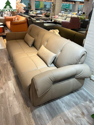 Combinação verde de couro Sofa High Density para a sala de visitas