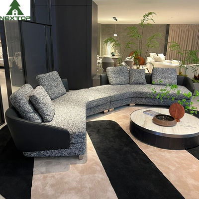 Tela modular Grey Linen Sofa de Sofa Set High End Villa da recepção da entrada do hotel de luxo
