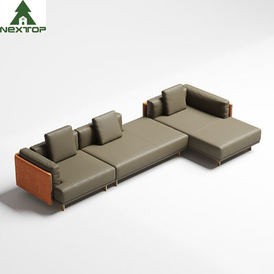 L moderno italiano sala de visitas de Sofa Set Furniture For Lobby do canto da forma