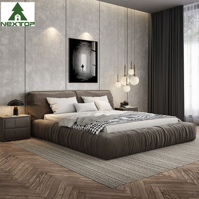Tech Velvet Soft Sponge Queen And King Size cama para quarto de hotel