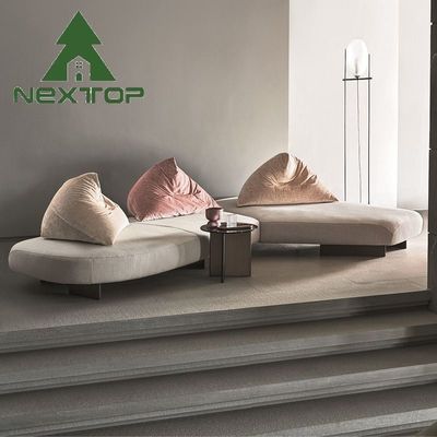 OEM ODM Hotel Lobby Sala de estar Recepção em forma de esquina Sofa Set