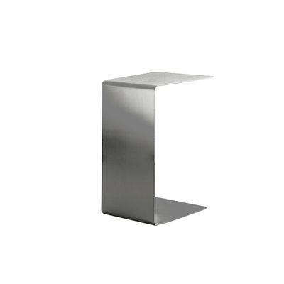 Aço inoxidável Tipo C Sofá Mesa lateral Mesa de cartão Mesa de escritório removível Mesa lateral