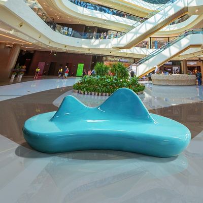 Lounge de salão comercial sob medida Sofá público Cadeira Empreender projetos de fibra de vidro