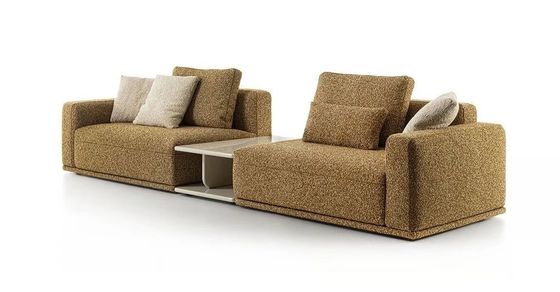 Frigerio Sofá Modular Glamour Personalizado Decoração de Hotel 5 Estrelas Com Gabinete de Acento